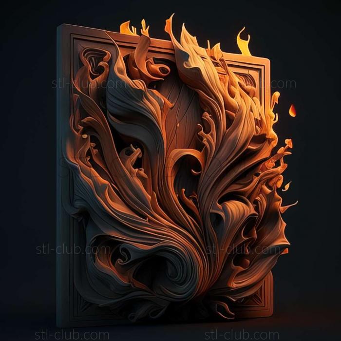 3D model flaming (STL)